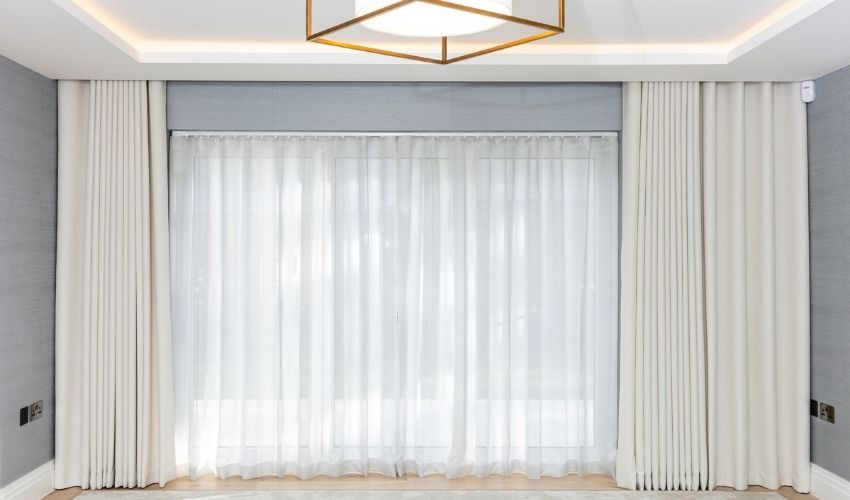 Modern Motorized Curtains