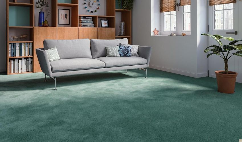 Consider Flecked Carpet Rather Than A Solid Color