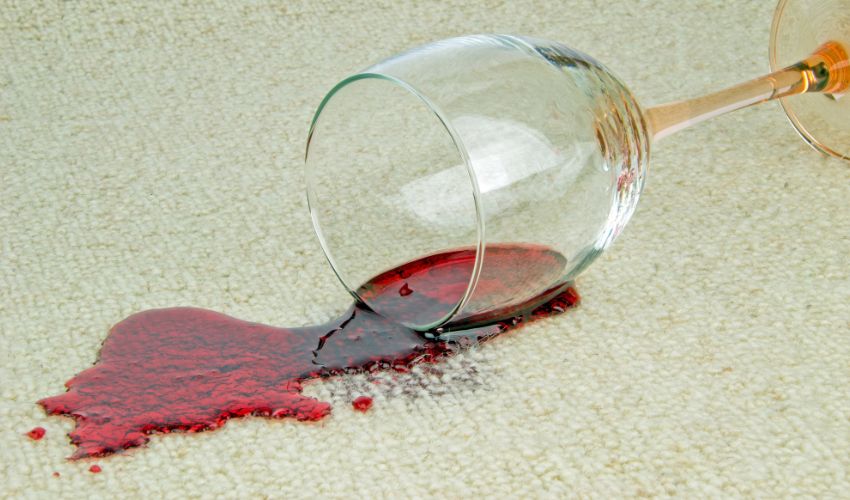 Remove Old Red Wine Stains Using White Wine