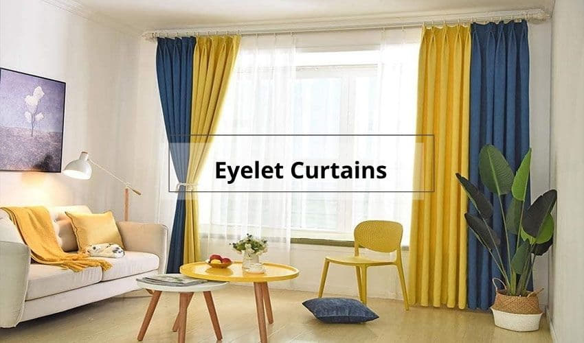 Living Room Eyelet Curtains