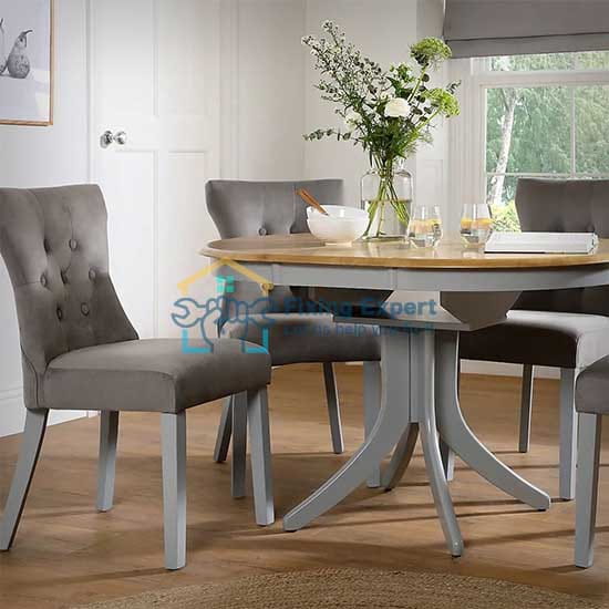 dining chairs and table set