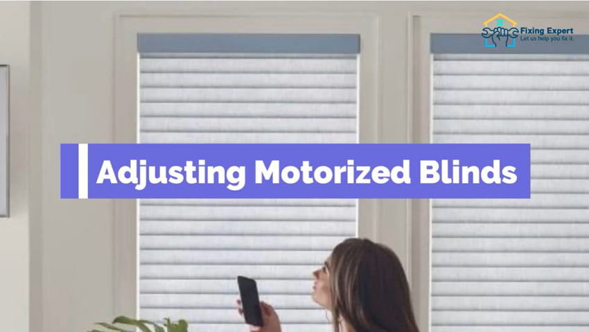 Adjusting Motorized Blinds