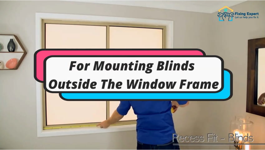 For Mounting Blinds Outside The Window Frame