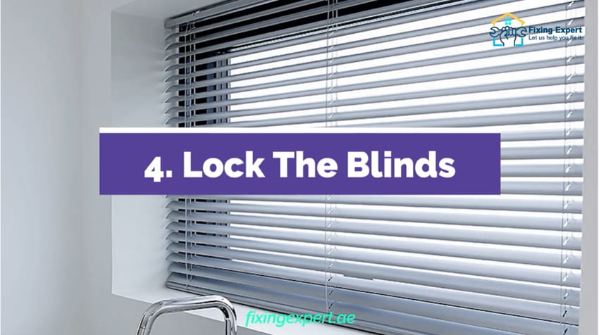 Lowering Blinds - Lock The Blinds