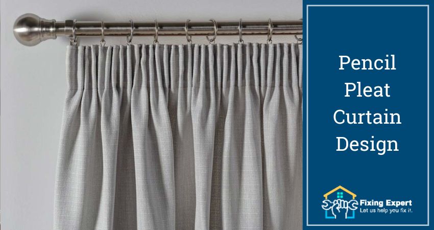 Modern Curtain Designs - Pencil Pleat Curtain