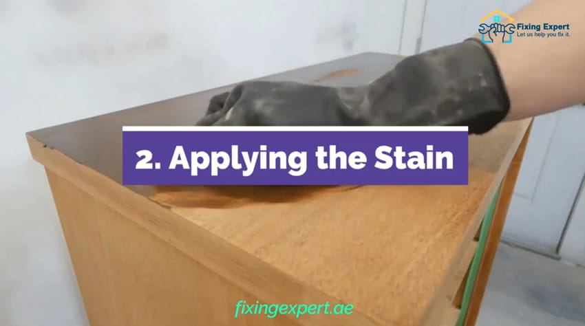 Applying the Stain