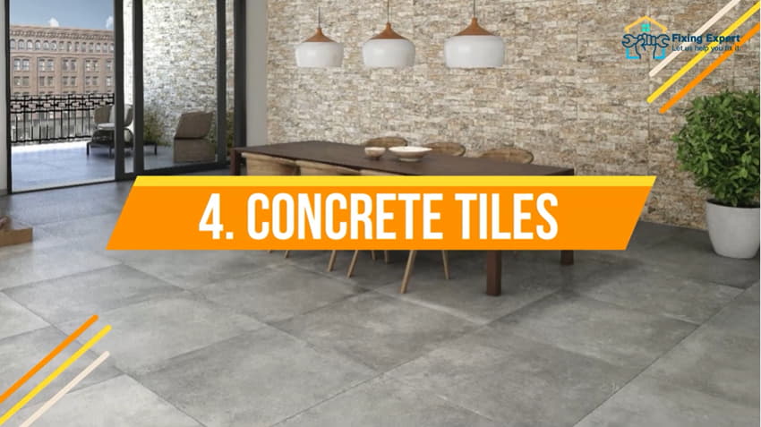 Concrete tiles