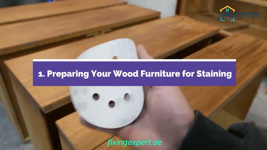 Preparing Your Wood Furniture for Staining