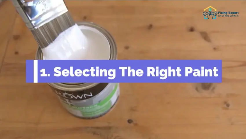 Selecting The Right Paint