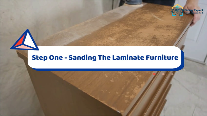 Sanding The Laminate Furniture