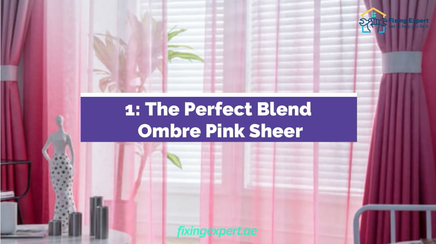 The Perfect Blend Ombre Pink Sheer