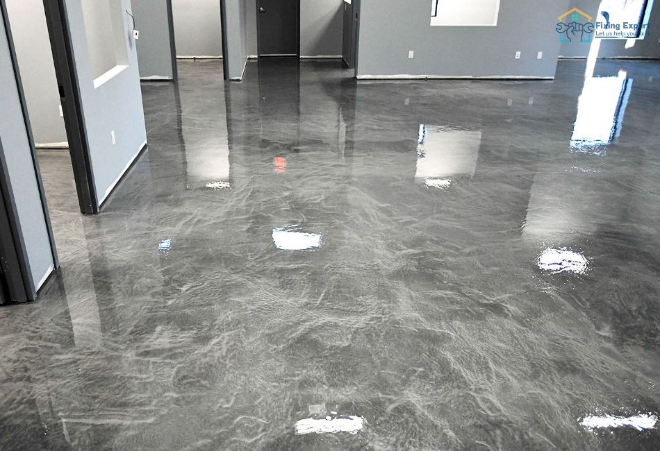 metallic epoxy flooring Dubai