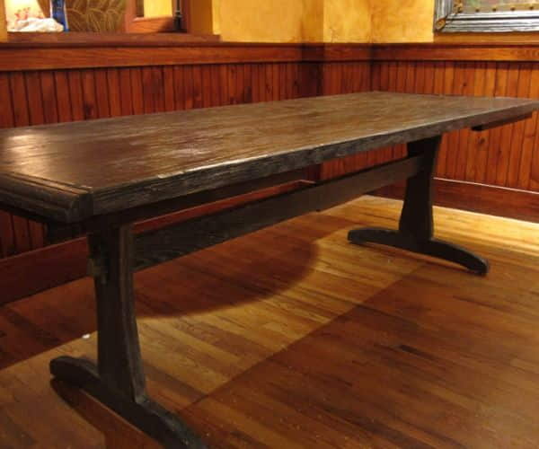 custom made rustic dining table dubai