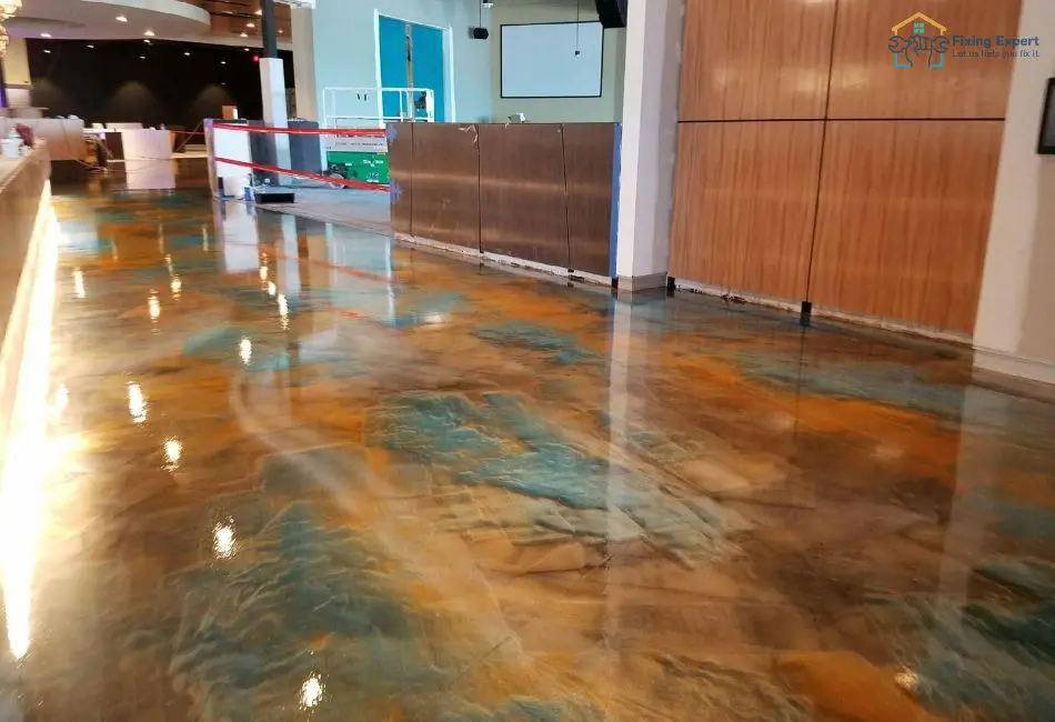 metallic epoxy flooring Dubai
