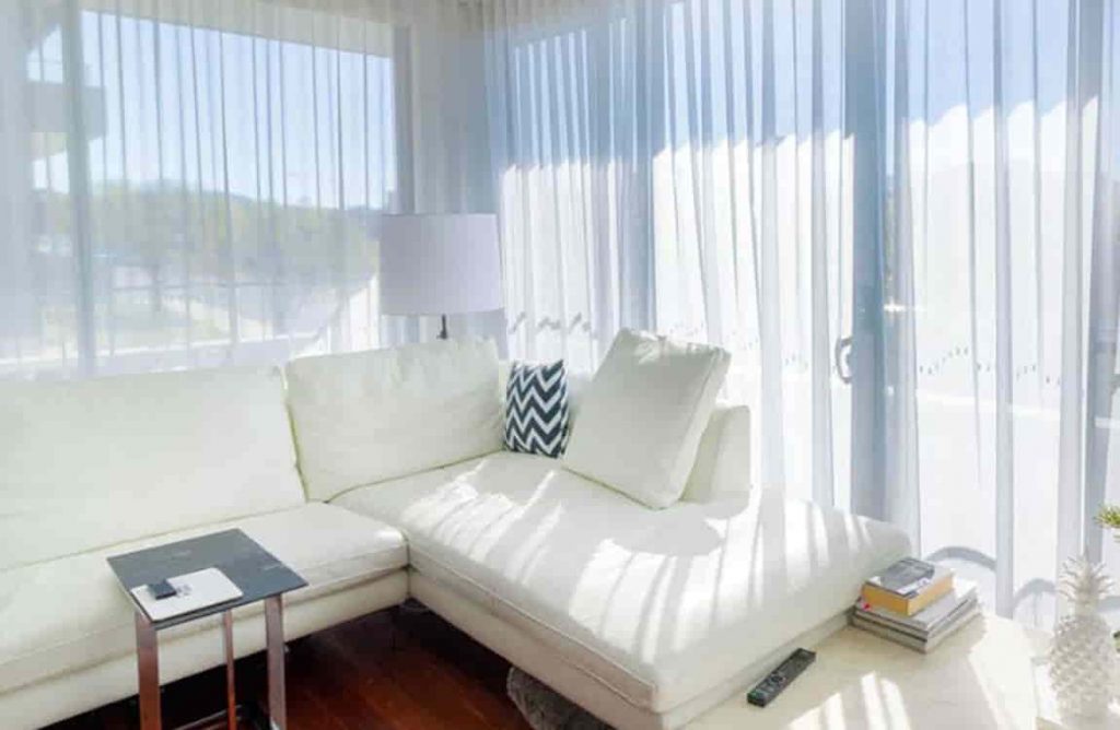 sheer curtains for living room Dubai