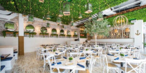 add some greenery in restaurant