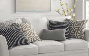 choice of sofa cushions