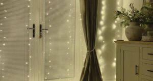 How To Hang Curtain Lights