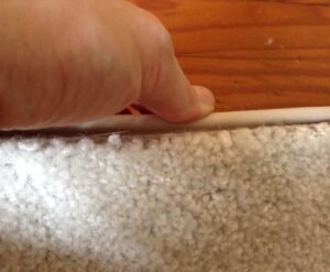 how to bind carpet edges