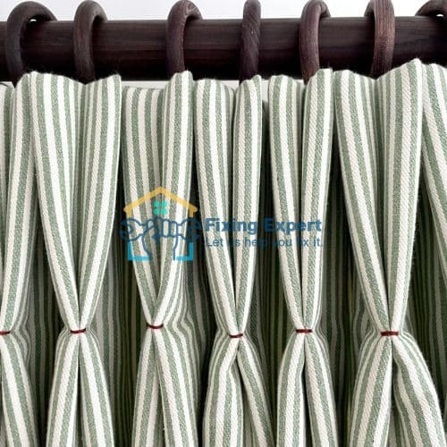 double pinch pleat curtain