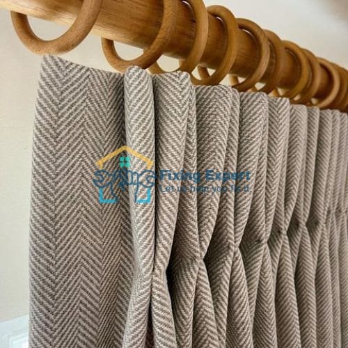 double pinch pleat curtain