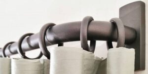 how to hang curtain using rings