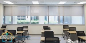 motorized blinds for school