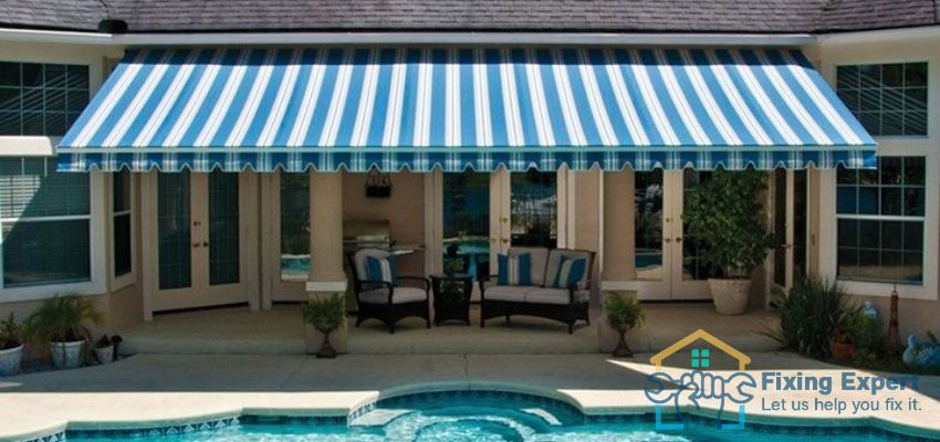 different types of awnings