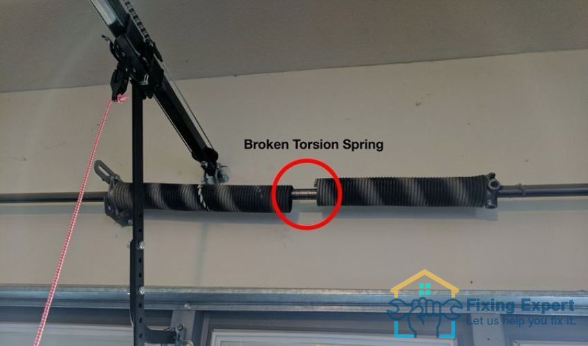 broken torsion spring