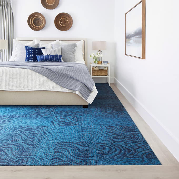 Bedroom carpet tiles