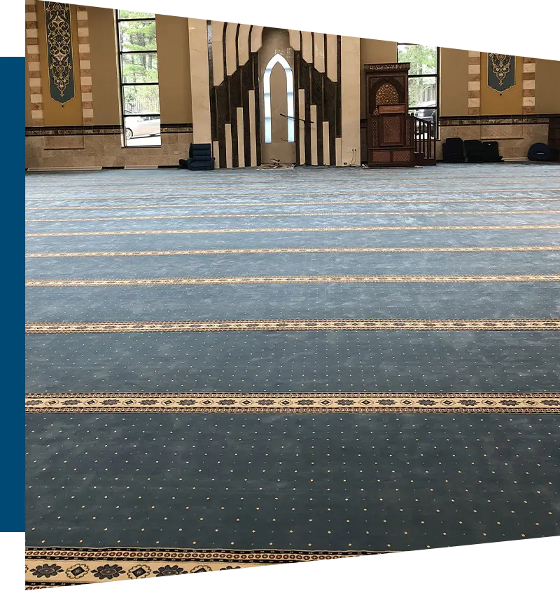Grey Mosque Carpet