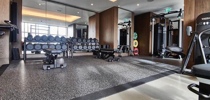 Home gym flooring
