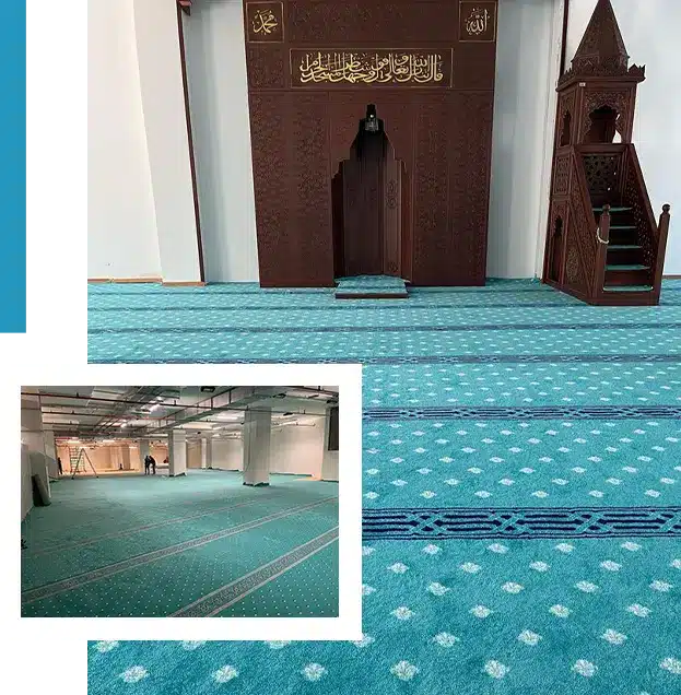 Mosque Carpet Installation in Dubai
