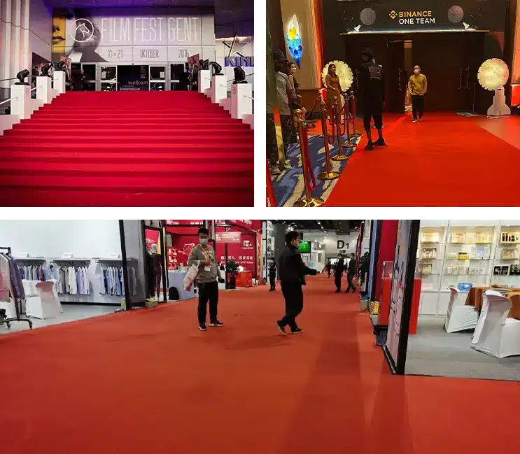 Red Exhibition Carpets