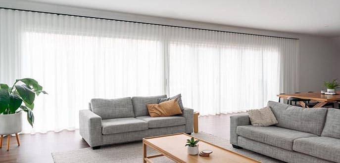 sheer curtain for living room