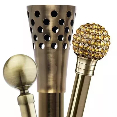 Gold and Polished Brass