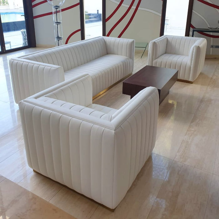 white custom furniture