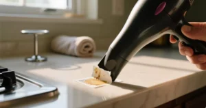 Apply Warm Air Using a Hair Dryer