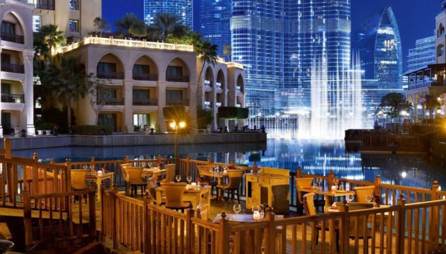 Dubai Mall Restaurants With Fountain View