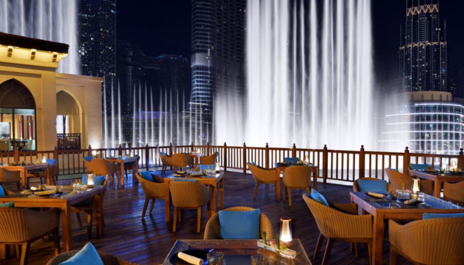 Dubai Mall Restaurants With Fountain View