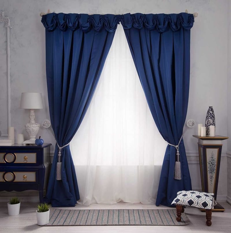 Blue Curtains Dubai