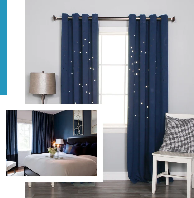 Blue Curtains Dubai