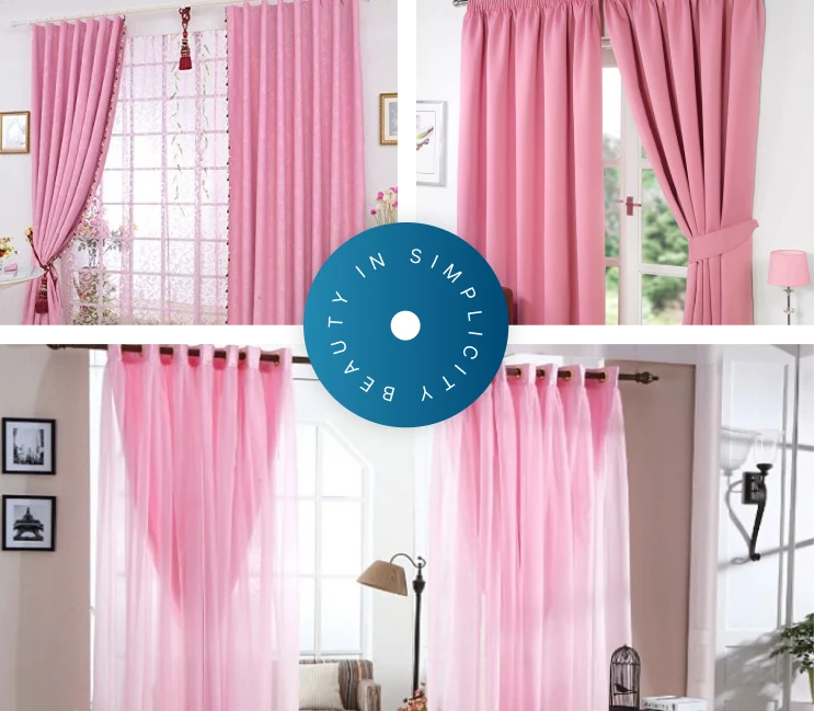 Pink Curtains Dubai