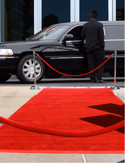 Red Carpet in Dubai Hotel