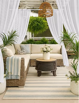 Balcony Curtains in Dubai