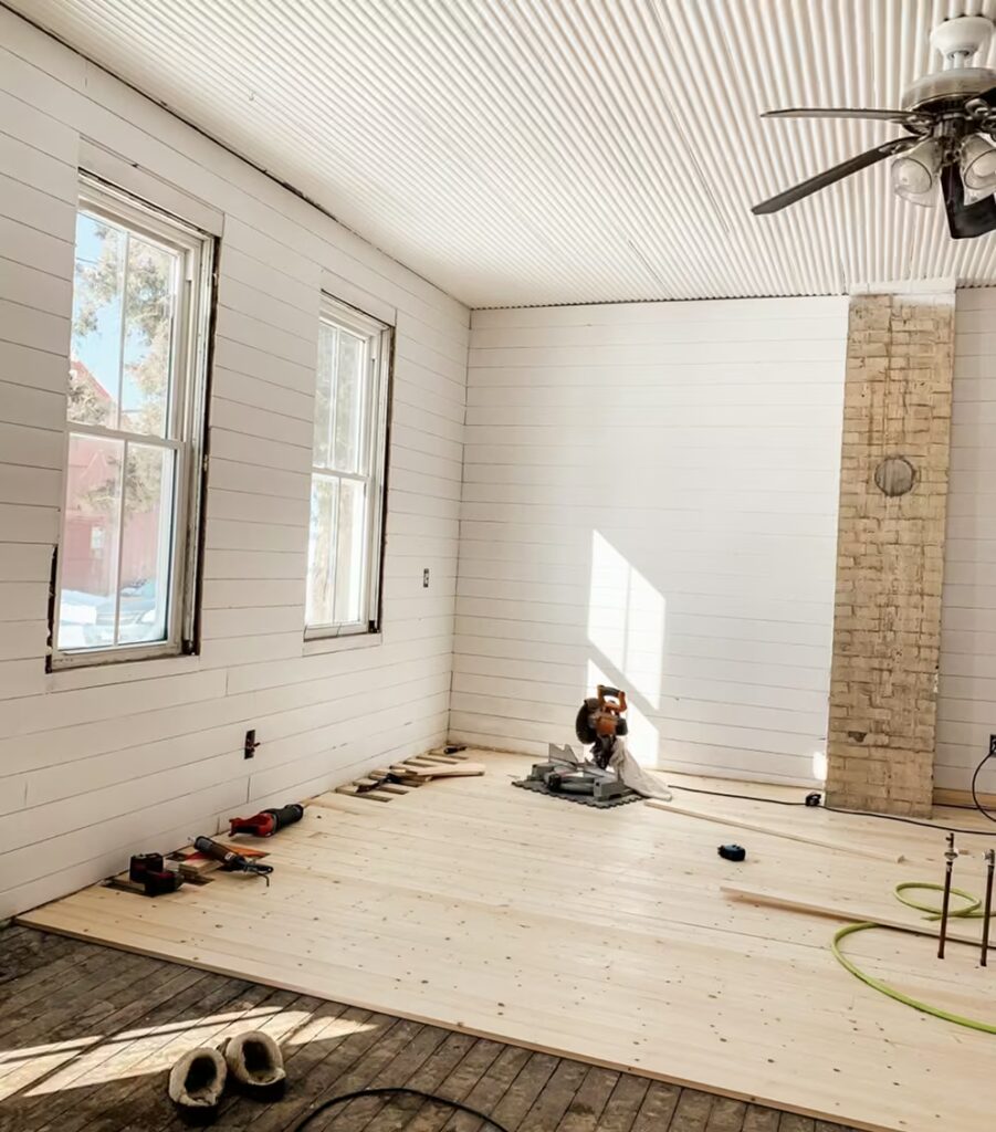 Custom flooring installation Dubai