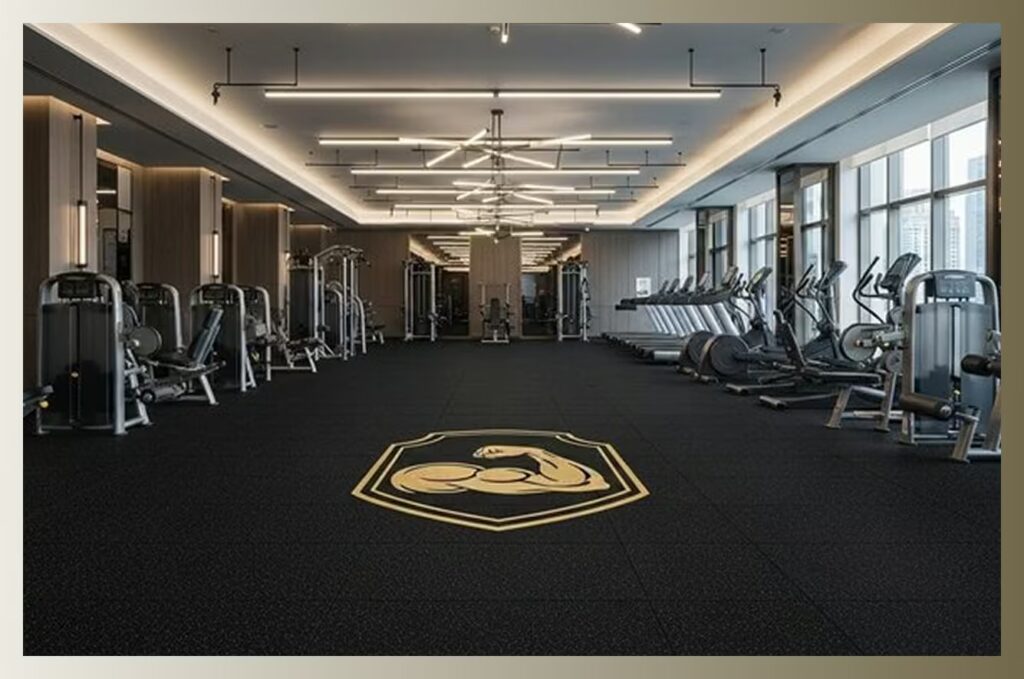 Gym flooring installation Dubai
