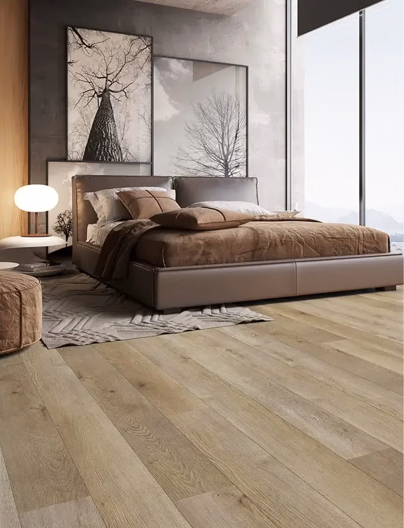 Luxury bedroom flooring