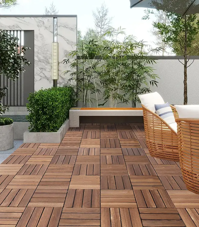 Outdoor flooring installation Dubai
