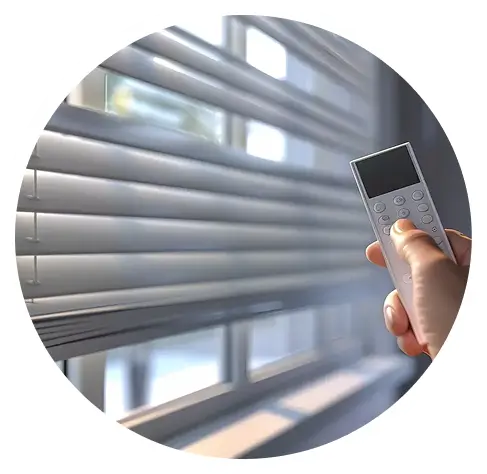 automatic window blinds Dubai